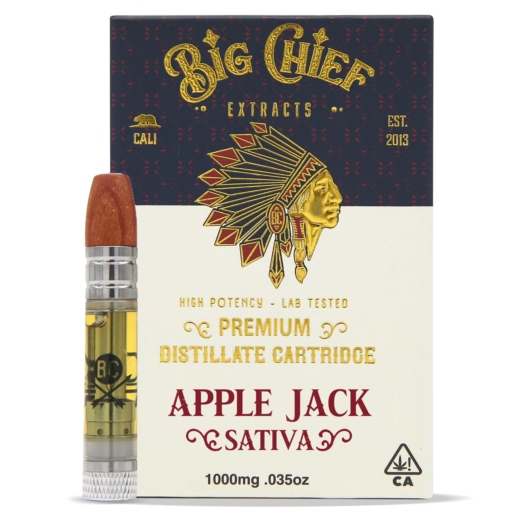 Apple Jack – Big Chief THC Cartridge 1G